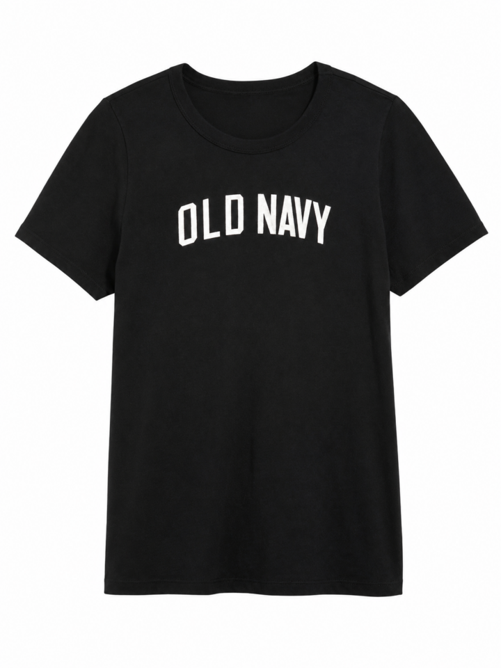 Black Chest Graphic Crewneck T-Shirt